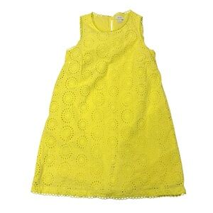 On 34th Trendy Plus Size Eyelet Dress, neon yellow size 0X